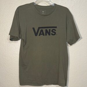 Vans Classic Olive Short Sleeve Tee Size L
